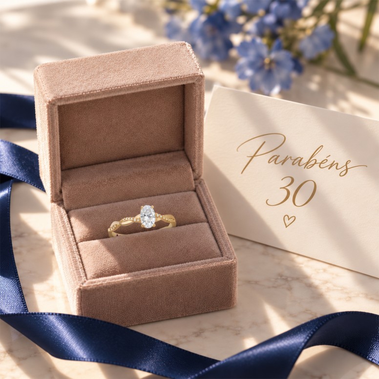 Ring Madison 18K Gold Diamonds