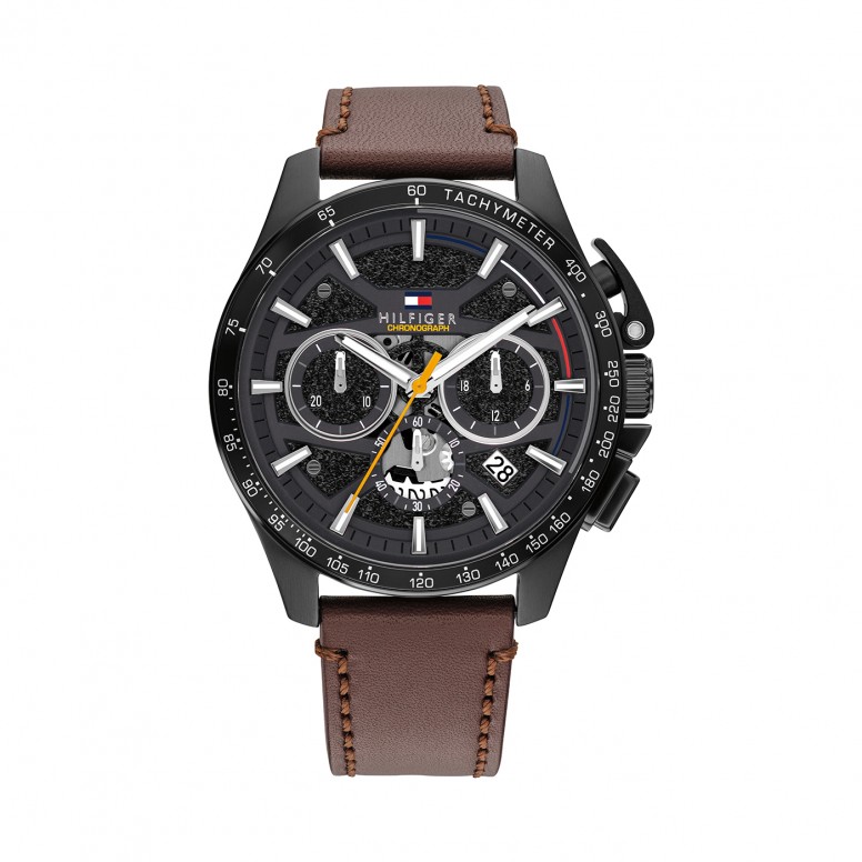 Leather Black Watch