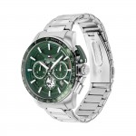Steel Green Watch