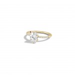 Ring Liz 18K Gold Diamonds and Topaz