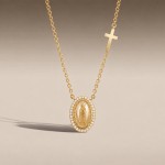 Colar Hope Medalha Nossa Sra De F�tima & Cruz