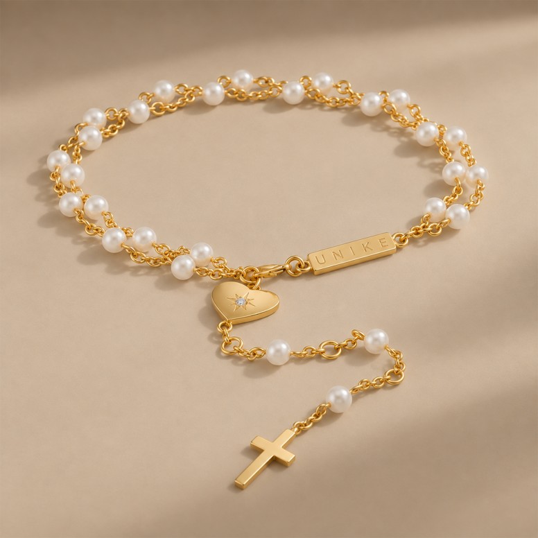 Rosary With Cross Hope Bracelet