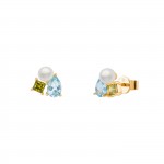 Brincos Fun Pearls & Stones