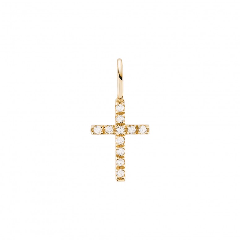 Timeless Cross 14K Gold Pendant