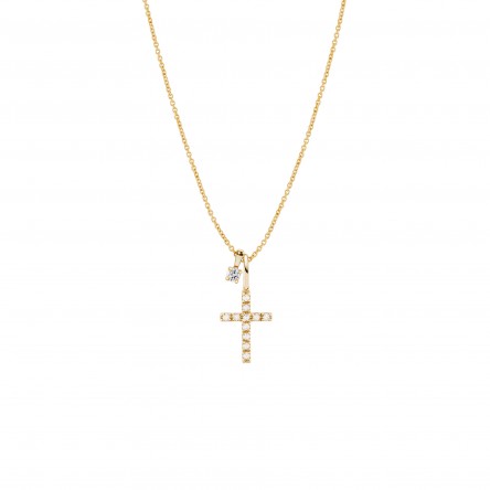 Timeless Cross 14K Gold Pendant