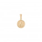 Pendente Ouro 14K Timeless Medalha Religiosa