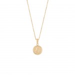 Pendente Ouro 14K Timeless Medalha Religiosa