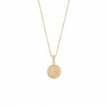 Pendente Ouro 14K Timeless Medalha Religiosa