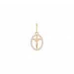 Cross of Christ 14K Gold Pendant