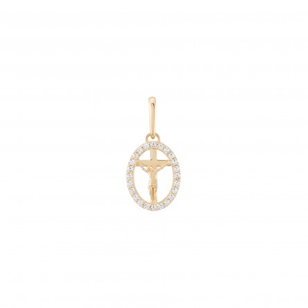 Cross of Christ 14K Gold Pendant