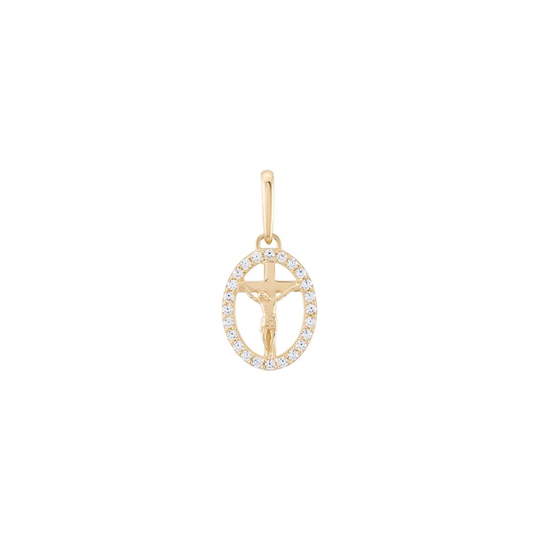 Cross of Christ 14K Gold Pendant