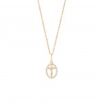 Cross of Christ 14K Gold Pendant