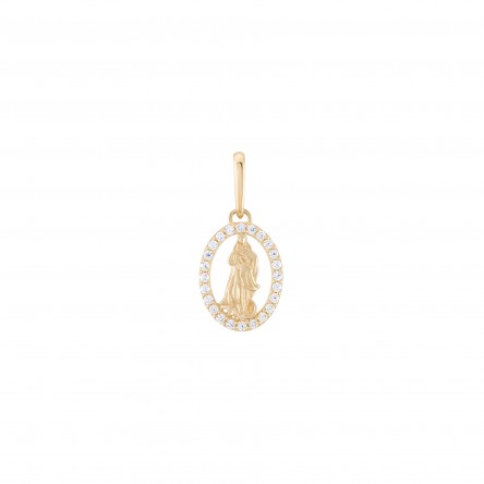 Our Lady 14K Gold Pendant