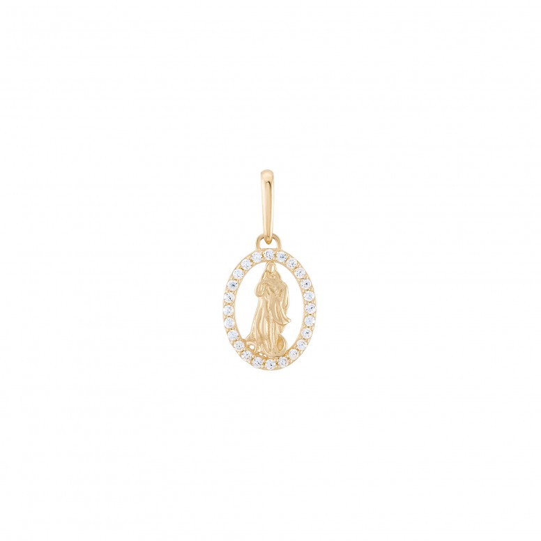 Our Lady 14K Gold Pendant