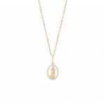 Our Lady 14K Gold Pendant