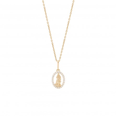 Our Lady 14K Gold Pendant