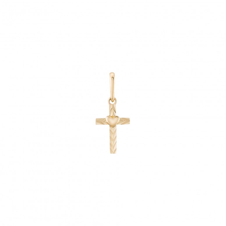 Timeless Cross II 14K Gold Pendant