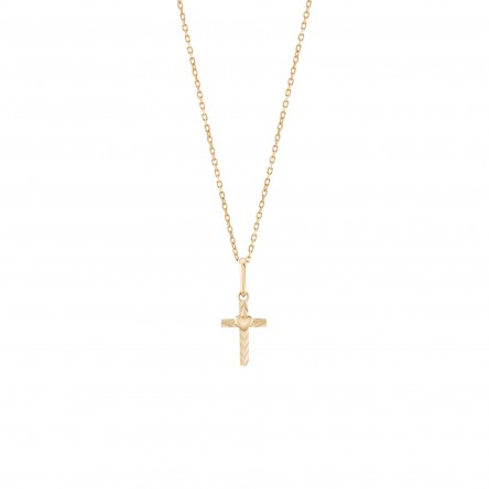Timeless Cross II 14K Gold Pendant