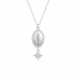 Colar Hope Medalha Nossa Sra De F�tima & Estrela
