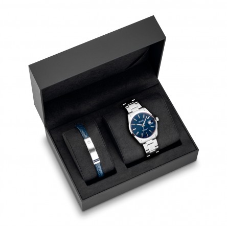 Box Reloj Noble Azul