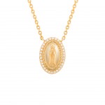 Colar Hope Medalha Nossa Sra De F�tima & Cruz