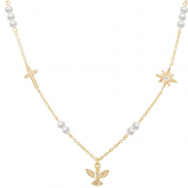 Collar Hope Esp�ritu Santo Con Perlas