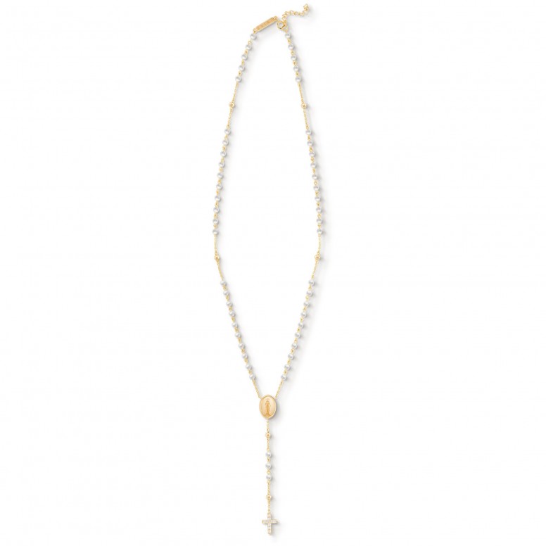 Colar Hope Ros�rio & Medalha Nossa Sra De F�tima