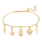 Multi Charms Hope Bracelet
