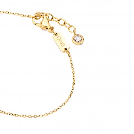 Knot Crystal Golden Bracelet