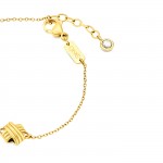 Knot Triple Crystal Golden Bracelet