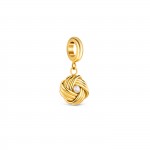 Knot Pearl Golden Life Charm