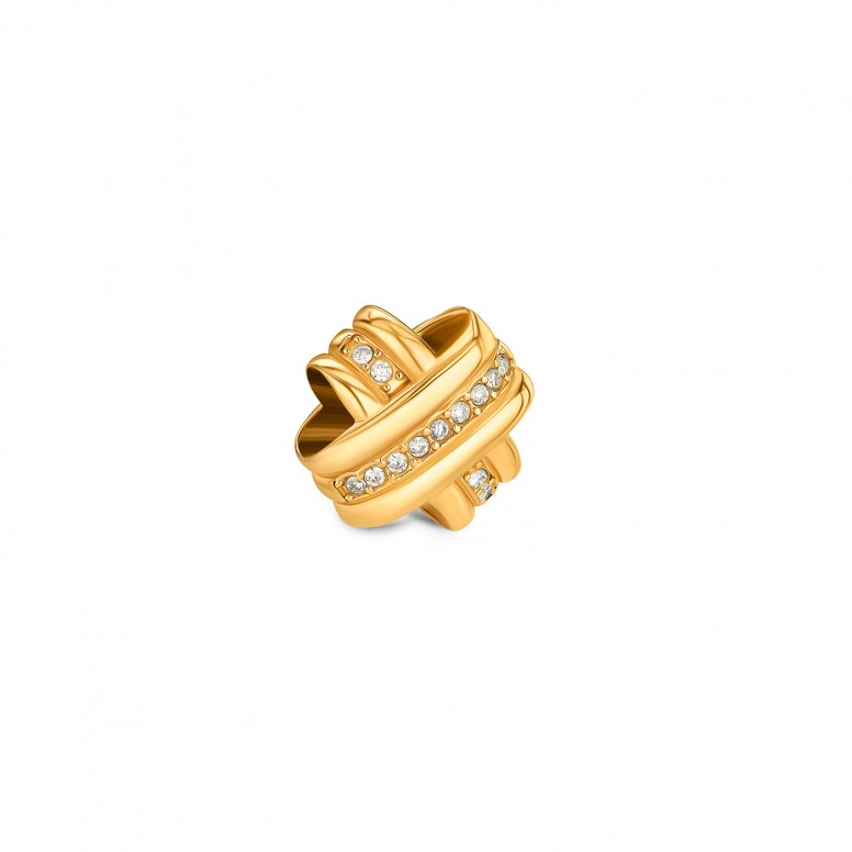 Knot Crystal Golden Story Life Charm
