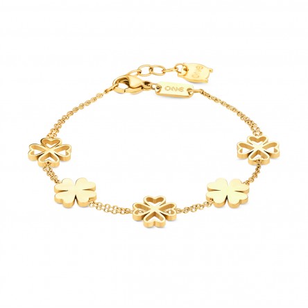 Lucky Flower Double Golden Bracelet