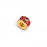 Bordeaux Crystal Golden Story Life Charm