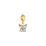 Butterfly Crystal Golden Life Charm