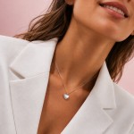 Heart Silver Secrets Locket Necklace