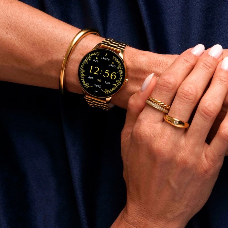 Smartwatch Slim Gold