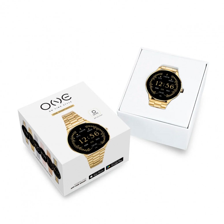 Smartwatch Slim Gold