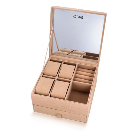 Caixa  Relojoeira Essentials Bege