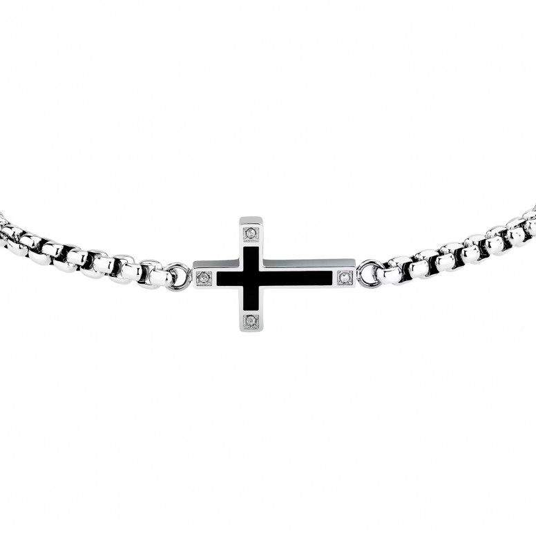 Silver Cross Spirit Bracelet