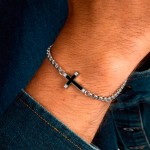 Silver Cross Spirit Bracelet