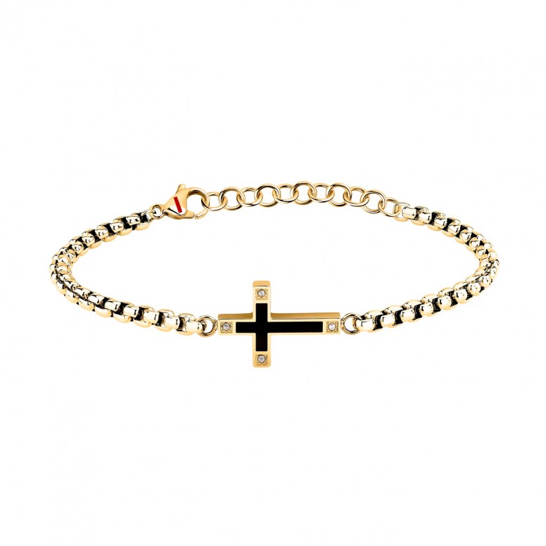 Pulsera Spirit Cruz Dorada