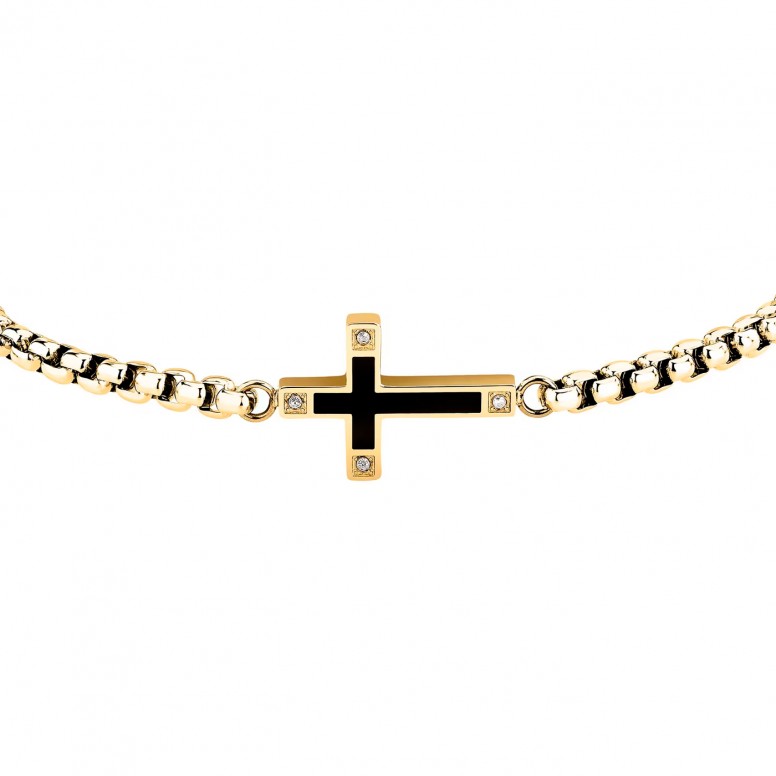 Pulsera Spirit Cruz Dorada