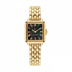 Gold Black Mother-of-Pearl Watch