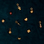 Charm Life Knot Pearl Golden