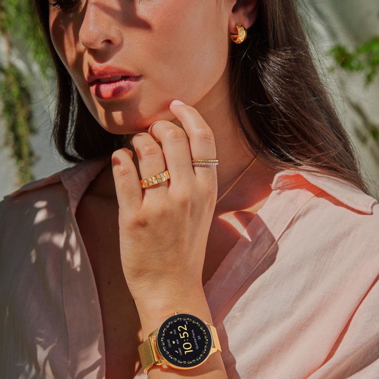 Chess Crystal Golden Hoops