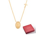 Collar Hope Medalla Nuestra Sra De F�tima & Cruz