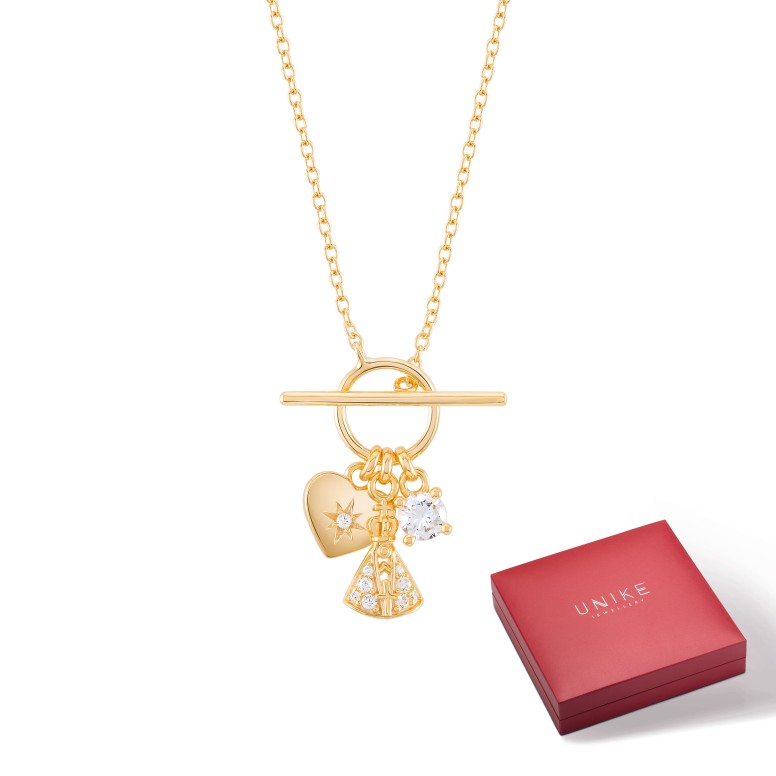 Our Lady of Aparecida & Heart Hope Necklace
