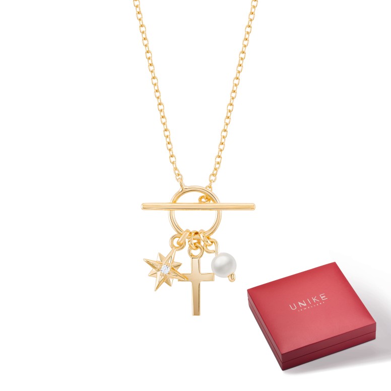 Cross & Star Hope Necklace