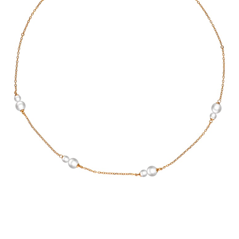 Duet Golden Necklace